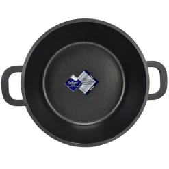 Faitout noir couvercle verre transparent^Gifi Online