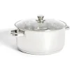 Faitout tous feux dont induction inox et verre Ø25,5cm^Gifi Sale