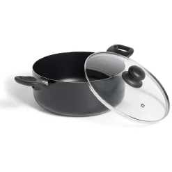 Faitout tous feux sauf induction aluminium noir Ø24cm^Gifi