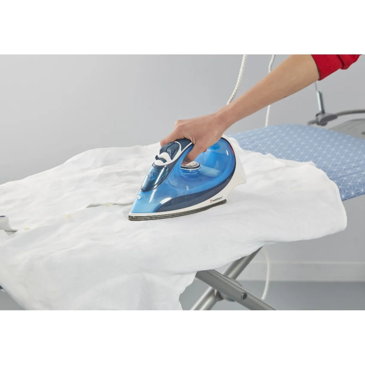 Entretien Du Linge|Gifi Fer à repasser Homday bleu et blanc