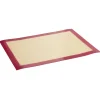 Feuille de cuisson réutilisable en fibre de verre silicone rose^Gifi Discount