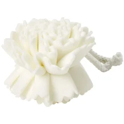 Outlet Gifi Fleur de bain blanche