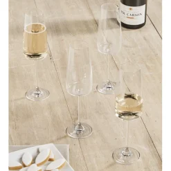 Flûte à champagne cristallin 34 cl x4^Gifi Clearance