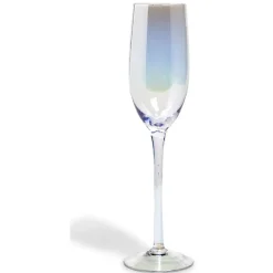 Flûte à champagne irisé collection Noël givré x4^Gifi Discount