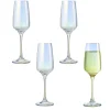 Flûte à champagne irisé transparent 19,5cl x4^Gifi Hot