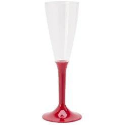 Flûte réutilisable rouge x6^Gifi