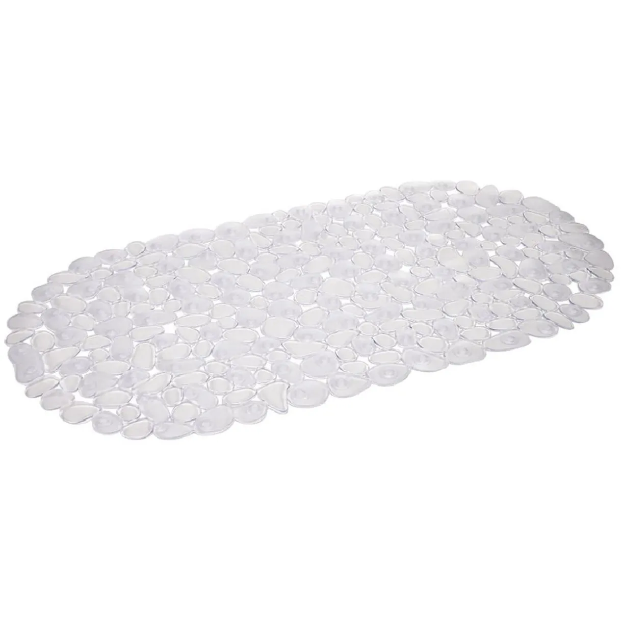 Best Gifi Fond de baignoire antidérapant design galet pvc blanc