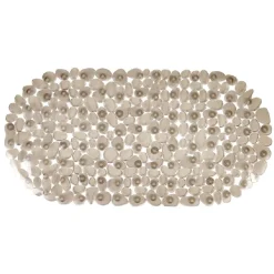 Outlet Gifi Fond de baignoire antidérapant design galet pvc gris