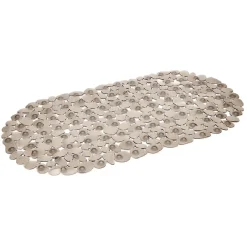 Outlet Gifi Fond de baignoire antidérapant design galet pvc gris