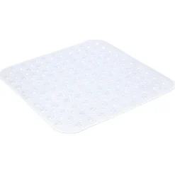 Sale Gifi Fond de douche en pvc design bulles blanc transparent