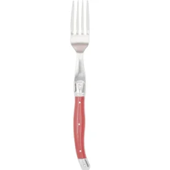 Fourchette inox manche multicolore x6^Gifi Discount