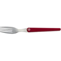 Fourchette laguiole manche rouge^Gifi Discount