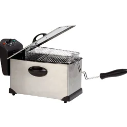 Friteuse inox 3,5 L Homday^Gifi Best