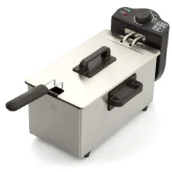 Friteuse inox Homday 3 L^Gifi Discount