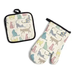 Gant de cuisine manique motifs chats^Gifi Online