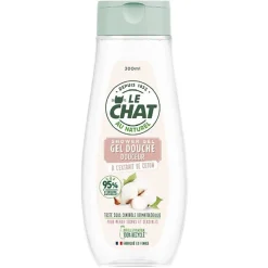 Hot Gifi Gel douche douceur Le Chat Naturel à l'extrait de coton 300 ml
