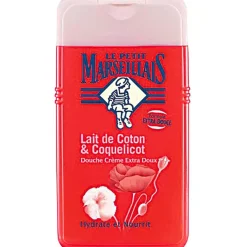 Discount Gifi Gel douche Petit Marseillais - Lait de coton coquelicot - 2x 400 ml