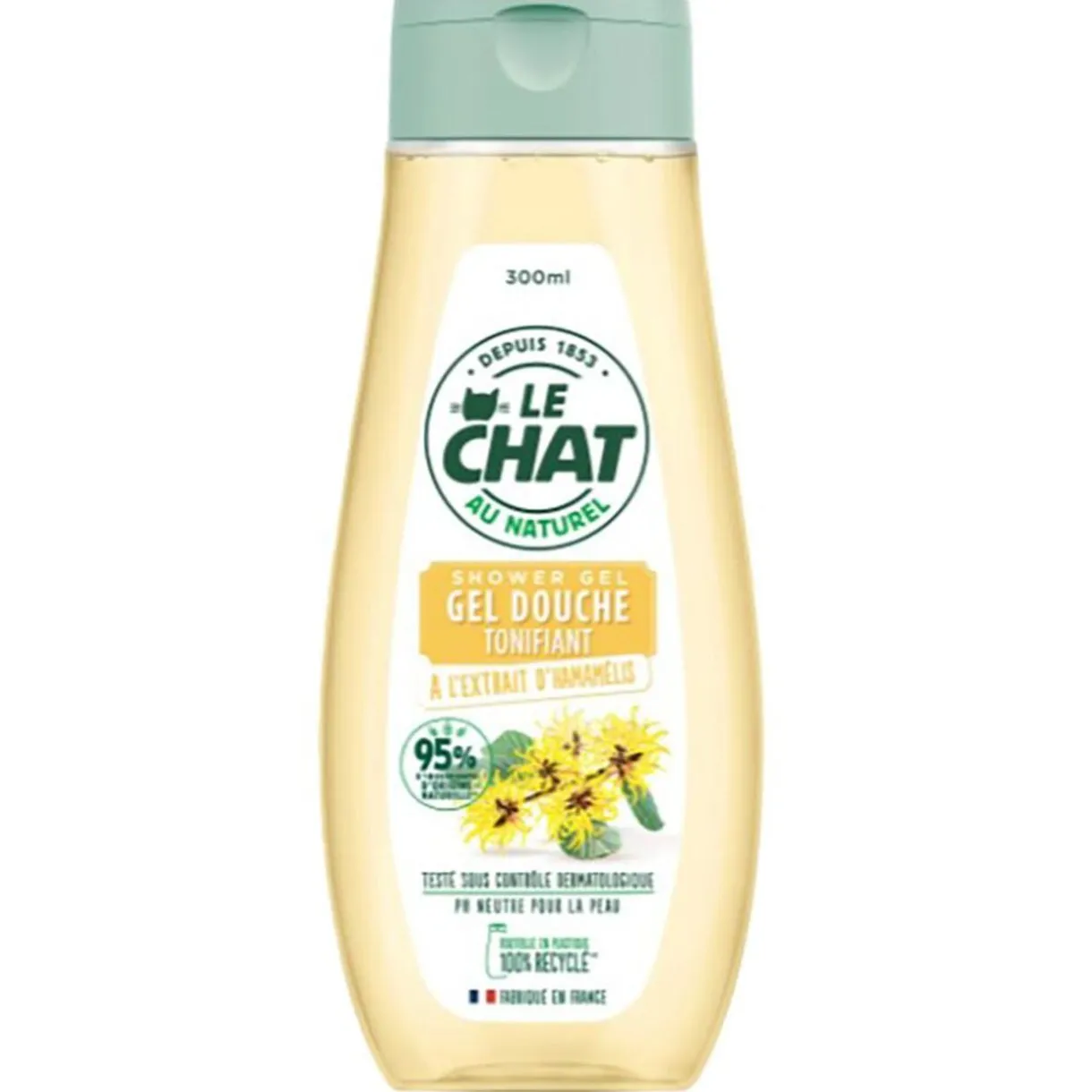 Sale Gifi Gel douche tonifiant Le Chat Naturel à l'extrait d'hamamélis 300 ml