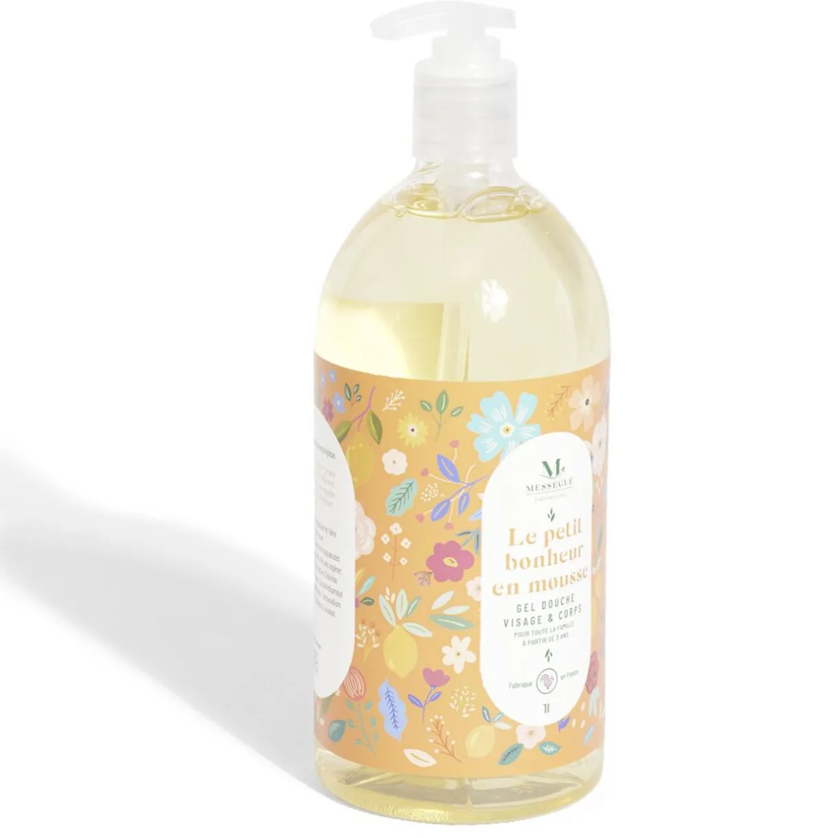 Hot Gifi Gel douche visage et corps Le Petit Bonheur en Mousse Mességué 1L