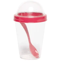 Gobelet à yaourt avec cuillère^Gifi Discount