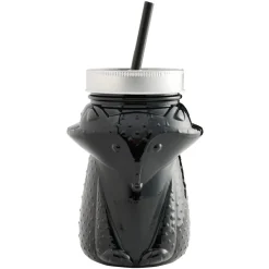 Gobelet animalier en verre + paille + couvercle^Gifi Best