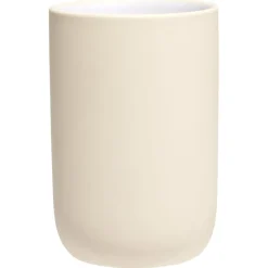 Clearance Gifi Gobelet céramique beige intérieur blanc Ø6,8xH10cm