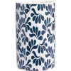 Outlet Gifi Gobelet céramique motif végétal blanc et bleu Ø6xH10,5cm