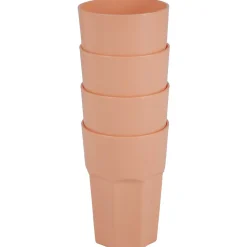 Gobelet en plastique couleur unie x 4^Gifi Sale