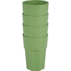 Gobelet en plastique couleur unie x 4^Gifi Sale