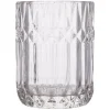 Hot Gifi Gobelet en verre effet cristallin transparent Ø8xH10,5cm