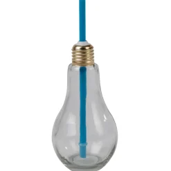 Gobelet en verre forme ampoule avec paille^Gifi Discount