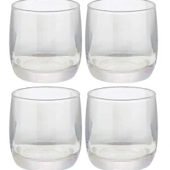 Gobelet en verre transparent irisé x4^Gifi Sale
