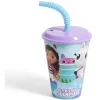 Gobelet enfant avec paille Gabby et la Maison Magique Ø9xH16,3cm^Gifi Clearance