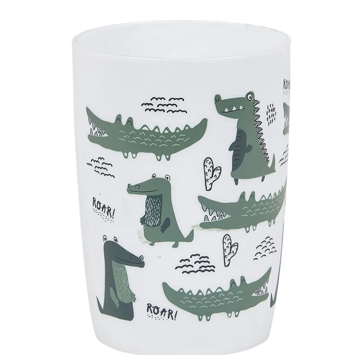 Discount Gifi Gobelet enfant salle de bain motif crocodile