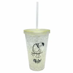 Gobelet et paille réfrigérant^Gifi Hot