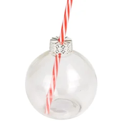 Gobelet forme de boule de Noël avec paille^Gifi Best