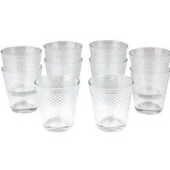 Gobelet Milano en verre 25 cl x10^Gifi Online