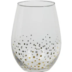 Gobelet ovales pois doré x4^Gifi Clearance