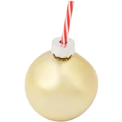 Gobelet paille boule de noël, 3 coloris^Gifi Discount