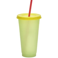 Gobelet paille plastique^Gifi Online