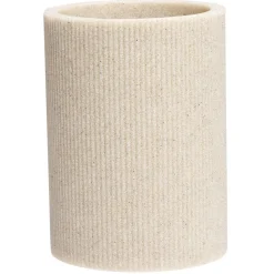 Online Gifi Gobelet plastique beige effet texturé Ø7,3xH10cm