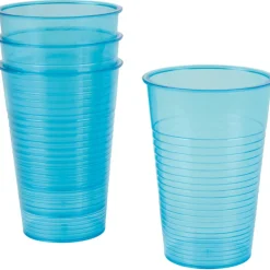 Gobelet plastique bleu x4^Gifi New