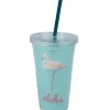 Gobelet plastique et paille Aloha^Gifi Best