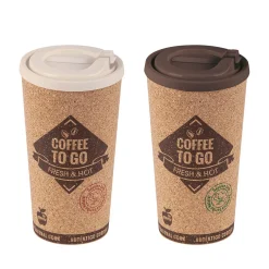 Gobelet plastique finition liège Nomad 50 cl^Gifi Best