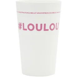 Gobelet plastique inscription #LOULOU 33cl^Gifi New