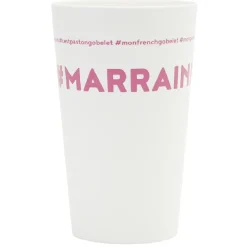 Gobelet plastique inscription #MARRAINE 33cl^Gifi Best