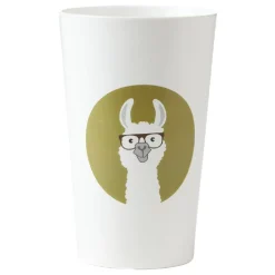 Gobelet plastique motif lama 33 cl^Gifi Best