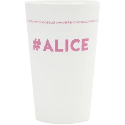 Gobelet plastique prénom #ALICE 33cl^Gifi Outlet
