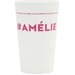 Gobelet plastique prénom #AMÉLIE 33cl^Gifi Sale