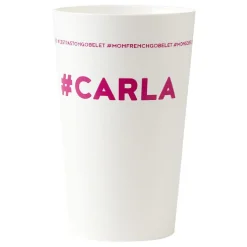 Gobelet plastique prénom #CARLA 33 cl^Gifi Online